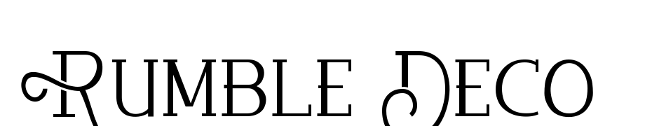 Rumble Deco Font Download Free